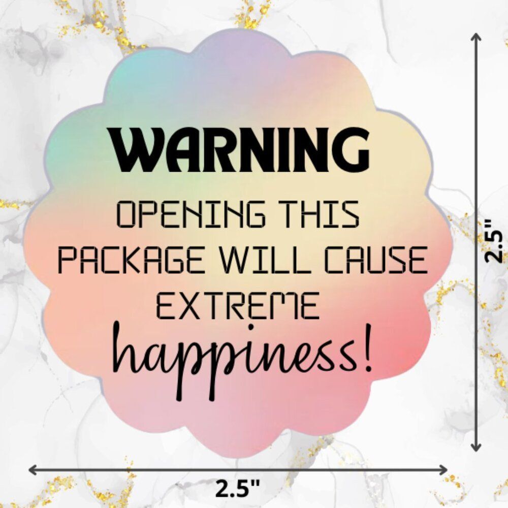 ♥️ 5x25 / 50 Thank You Thermal Stickers - Picture 2 of 2